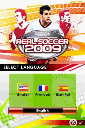 Real Soccer 2009 (USA) (En,Fr,Es) screen shot title